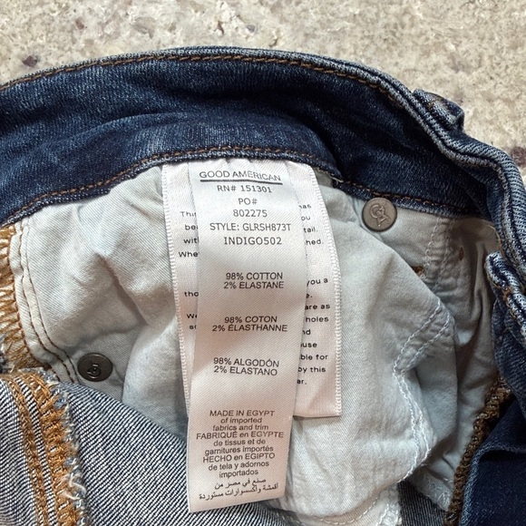 Good American Good Legs Skinny Jeans GLRSH873T indigo502 Size 10/30 - Picture 8 of 11
